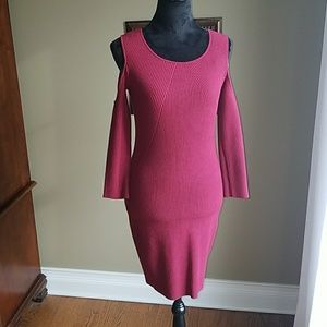Like new Rebbeca Minkoff burgundy sweater dress